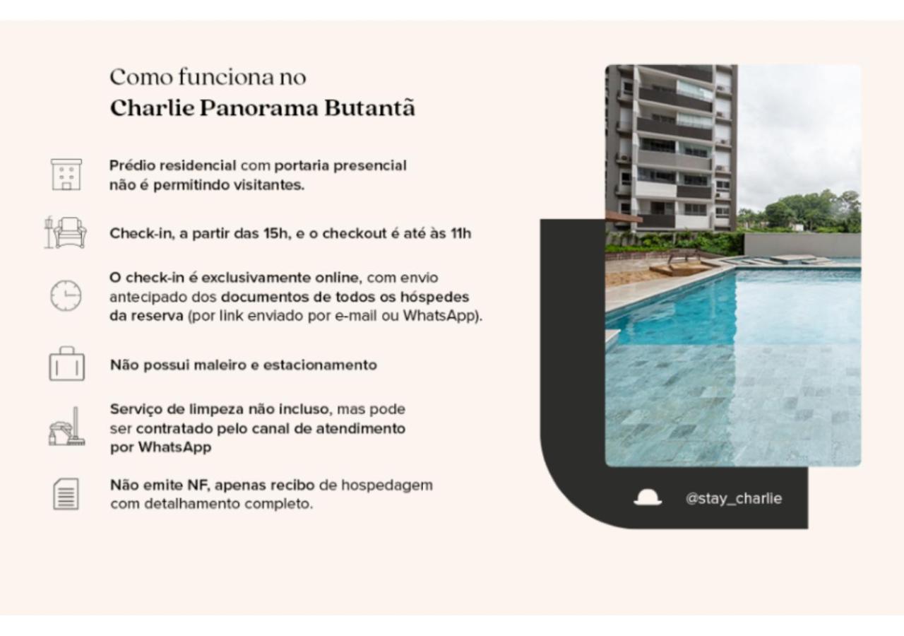 Charlie Panorama Butanta Leilighet São Paulo Eksteriør bilde